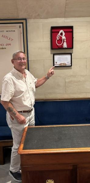24th July 2026 - An Impromptu Visit from W.Bro. Brian Barton