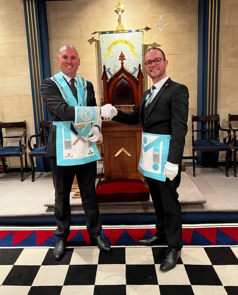 Our new WM completes his first ceremony