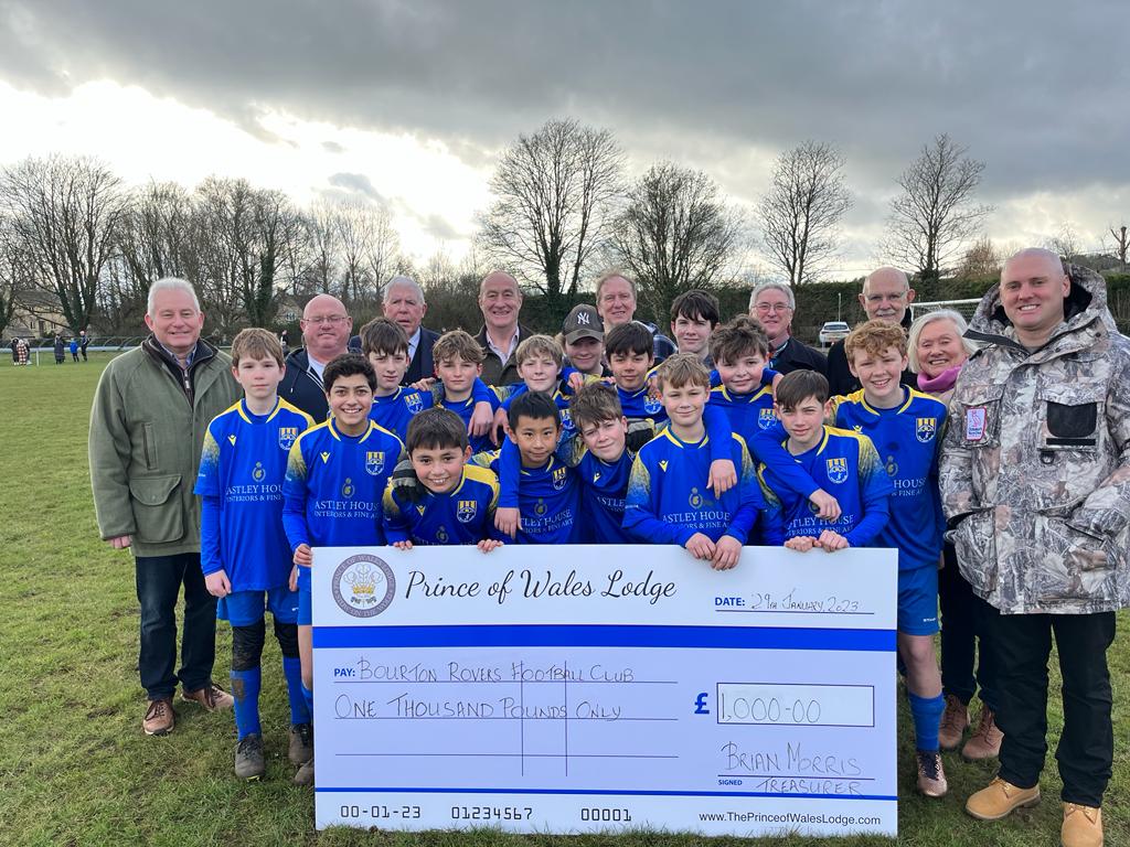 29th Jan 2023 - POW proudly giving our first donation to Bourton Rovers Youth Football club. Read the message we received from the football club management team.